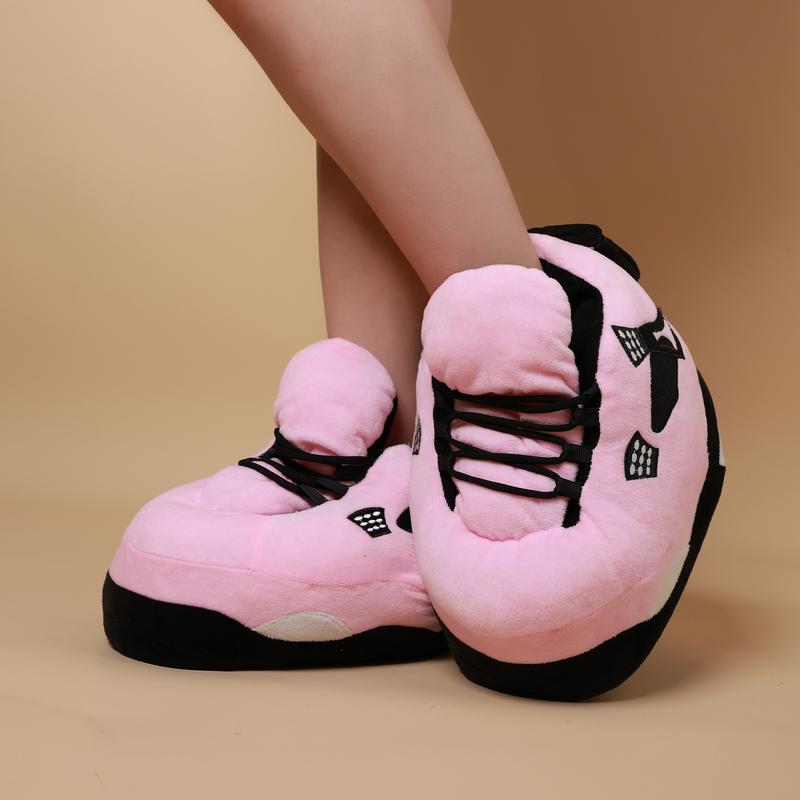 Warm Sneaker Slippers, Women Fashionable Home Shoes Soft Comfortable House Slipper One Size Footwear Girl