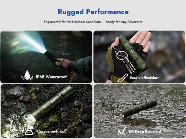 WUBEN L3 3000 High Lumens Rechargeable Outdoor Flashlight – USB-C Fast Charging , IP68 Waterproof, 7 Modes (Strobe/SOS) – EDC Flashlight for Camping, Emergency,  Home, TiktokShopBlackFriday