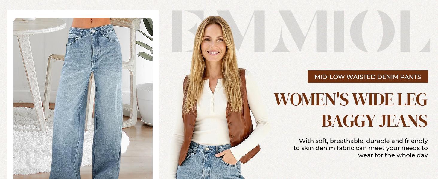 EMMIOL Women's 2026 Straight Leg Jeans Distress Mid Waist Denim Pants Vintage Y2K Trousers EMMIOL Women's 2026 Straight Leg Jeans Distress Mid Waist Denim Pants Vintage Y2K Trousers