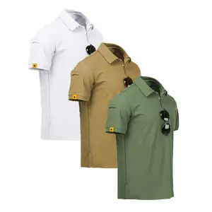 ZITY 3 Pack Mens Polo Shirts Short Sleeve Golf Shirt Performance Moisture-Wicking Athletic Casual Collared Shirts,summerwins