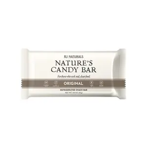 RJ Naturals Nature's Candy Bar ORIGINAL 10-Pack - 100% Organic Deglet Dates Sprouted Oats Grass-Fed Butter Coconut Flakes Cinnamon Vanilla Extract Celtic Sea Salt