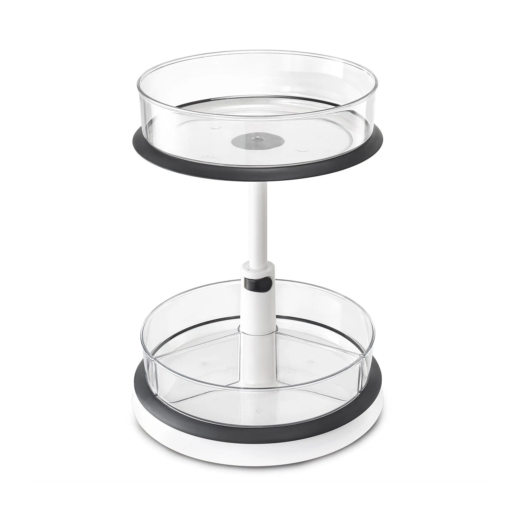 Sorbus 2-Tier Clear Lazy Susan Makeup Organizer