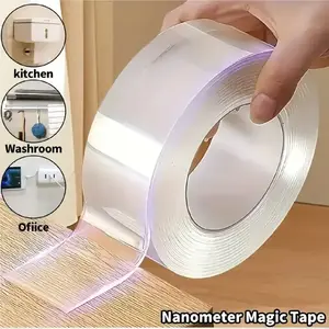 Nano Double-Sided Heavy Duty Tape for Kitchen Washroom Office Nano Magic Tape Strong Adhesive