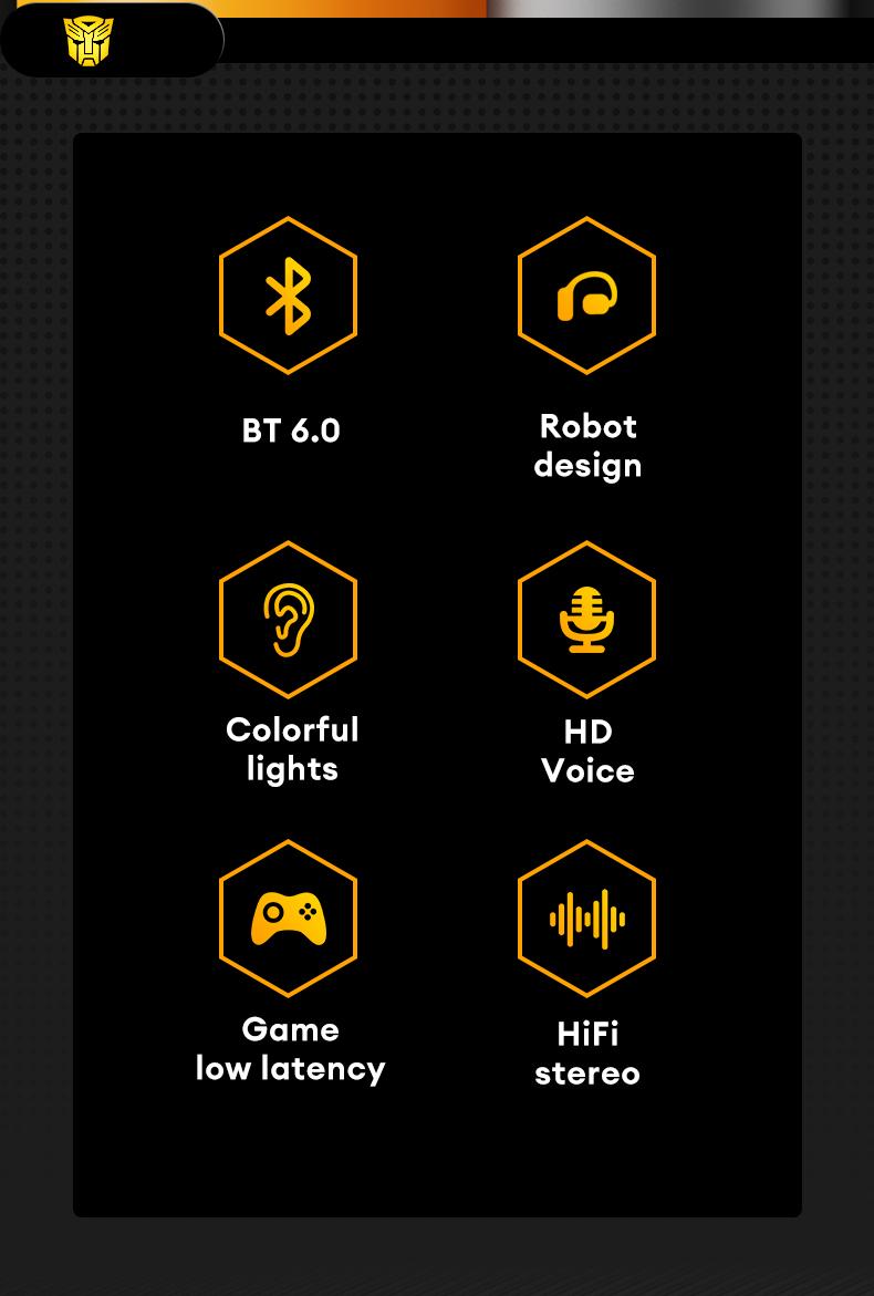 TRANSFORMERS TF-T09 Open Wireless Headphones with 2025 Bluetooth 6.0, 360° Stereo Sound, HD Voice Calls, Ergonomic Comfortable Design, Wireless Earbuds for Music & Phone Calls