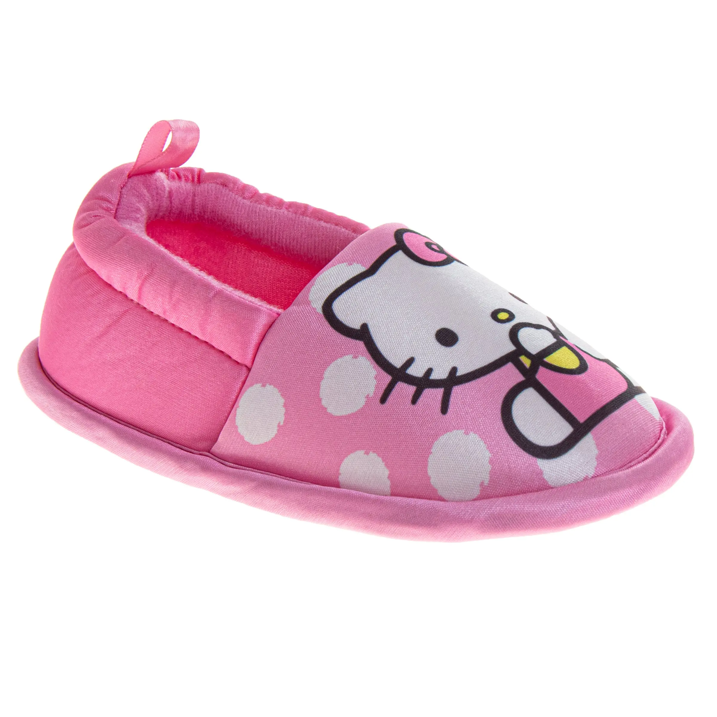 Hello Kitty House Slippers for Girls Cute Cozy Indoor Soft Comfort (Toddler / Little Kid)