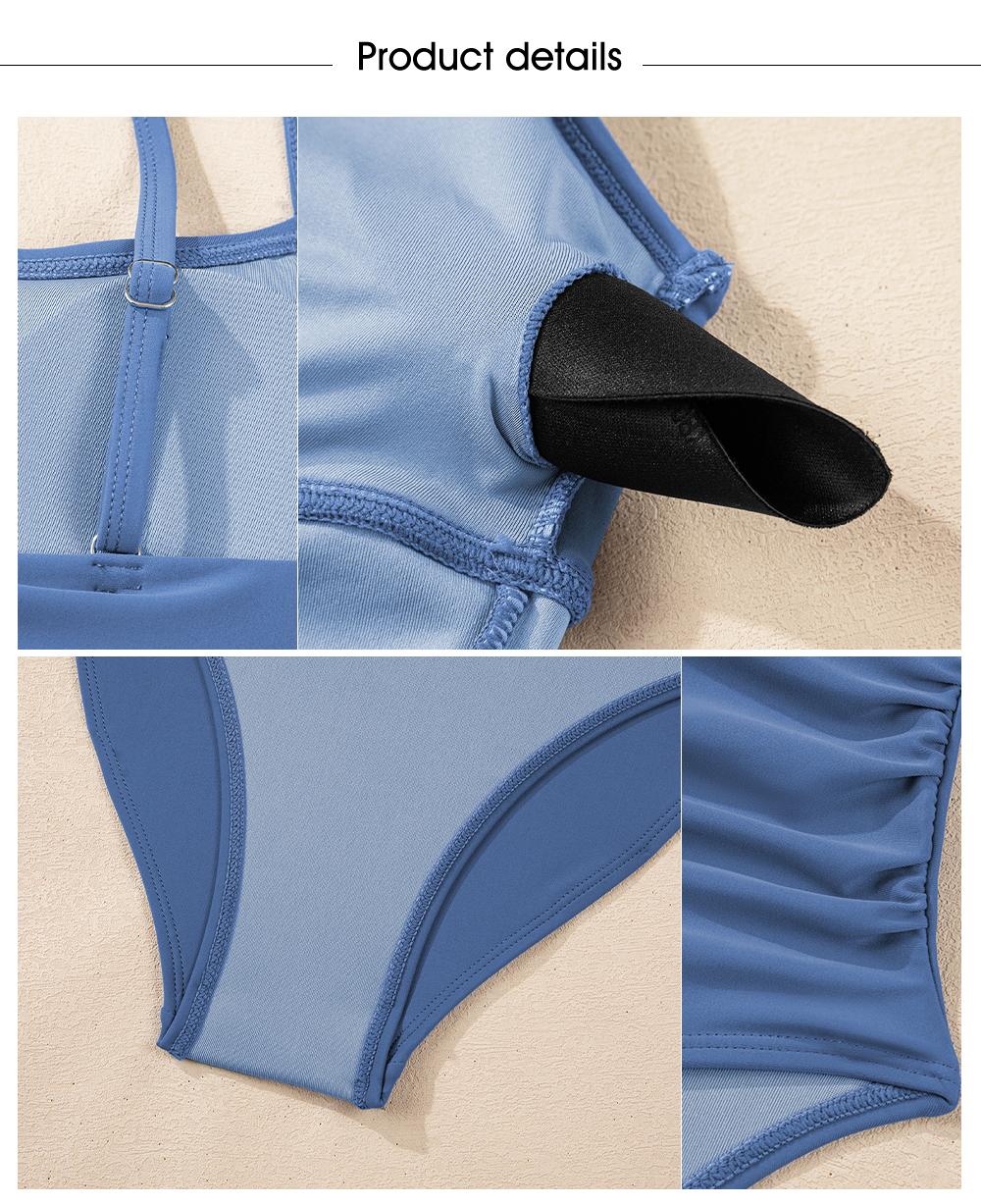 Aleumdr High Waisted Bikini Sets for Women V Wire Two Piece Swimsuits with Tummy Control & Adjustable Straps 2026 Beachwear SpringStatements