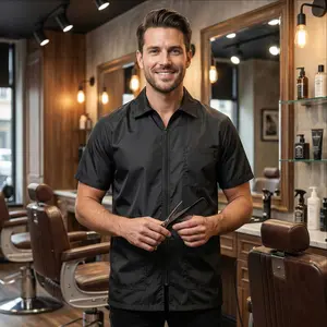 Professional Barber Smock Jacket | Lightweight Stylist