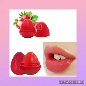 Strawberry Lip Balm - Feel the Beauty of Lipstick - Perfect for Moisturizing and Hydrating Lips - Ideal for Everyday Use