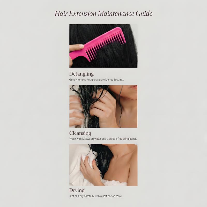 WearNGO 14 Inch Straight Clip in Hair Extensions 4 Pcs Set, 135g Super Thick Synthetic Hairpieces with Lace Weft, Double Weft Heat Resistant Natural Hair for Women (Multiple Colors)