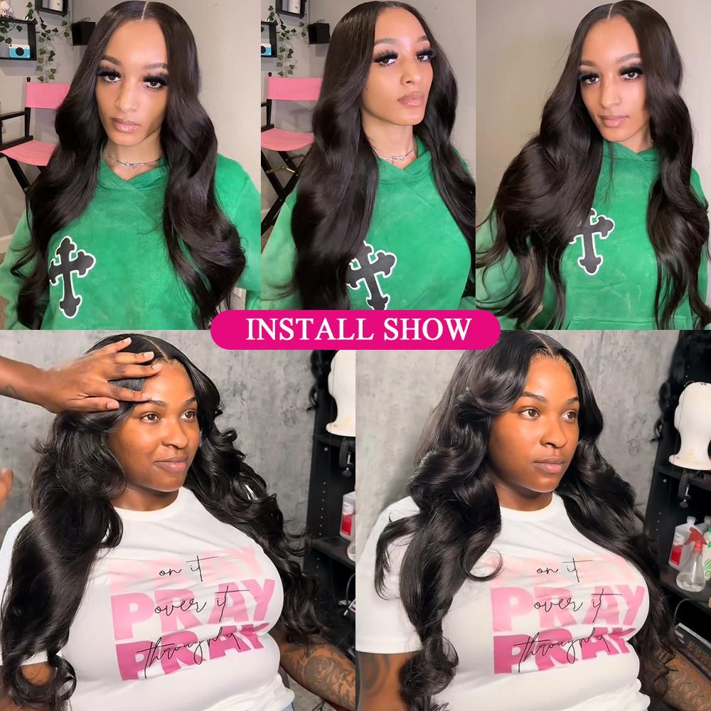 Brazilian Virgin Human Hair Bundles 30inch Body Wave Straight Hair for Quick Weave 1 3 4 Bundles Natural Black Traditional Sew in Extension