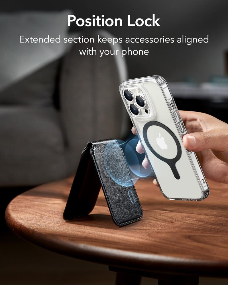 ESR for MagSafe Sticker 360, MagSafe Ring Magnet, 2 Pack Magnetic Ring, Universal Magnetic Wireless Charger Conversion Kit for iPhone 17/16/16e/15/14/13/12/11, Samsung Galaxy, Google Pixel 10