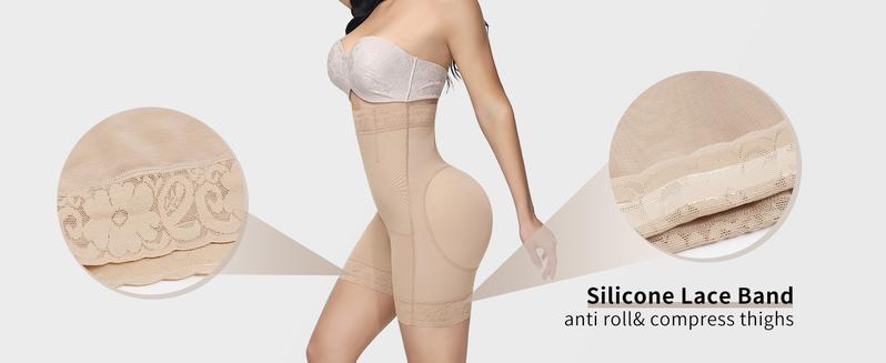 [Live] Curvyfaja Women's Seamless High Waisted Shorts for Butt Lifter and Control Shapewear - Panties, Womenswear