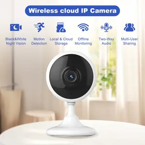 [Flycloud 702] Home Security Camera 3MP Wireless WiFi IP Camera, Night Vision, TF/Cloud Storage, Dual Audio