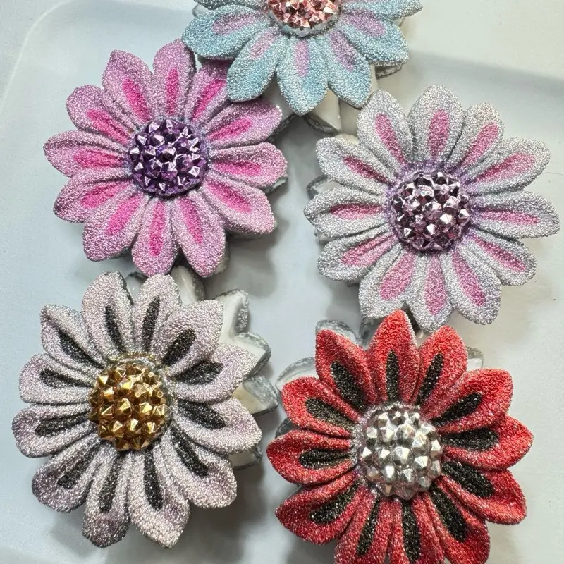 42mm Double Sided Beadables Flower Bead - Pens, Keychains, Purse Charms, ect.