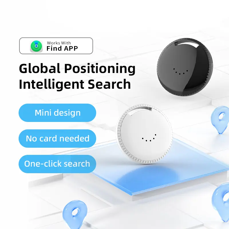 Anti-Lost Wireless Mini GPS Tracker - Magnetic, Portable, No SIM Needed, Global Functionality, Hidden Bluetooth GPS Tracker for Car, Pet, Smart Key Finder Detector, Bluetooth Gps Trackers