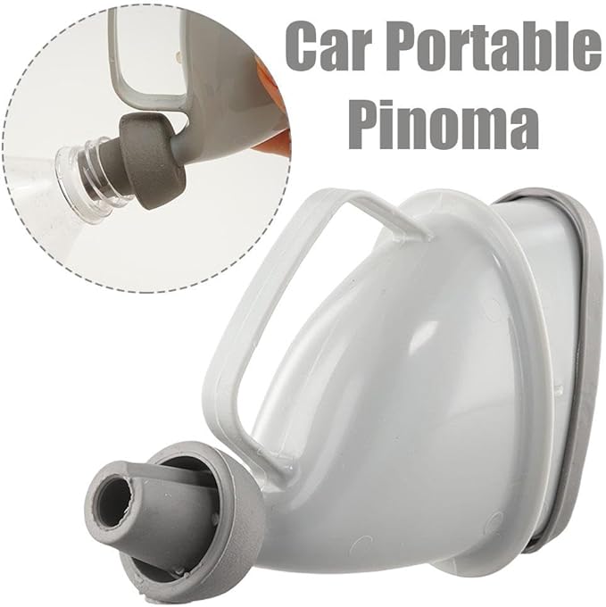 Unisex Urinal Urination Device, Portable Emergency Urinal Device Travel Mobile Toilet, Reusable Unisex Urinal Silicone Outdoor Camping Car Urinal Funnel for Male Female
