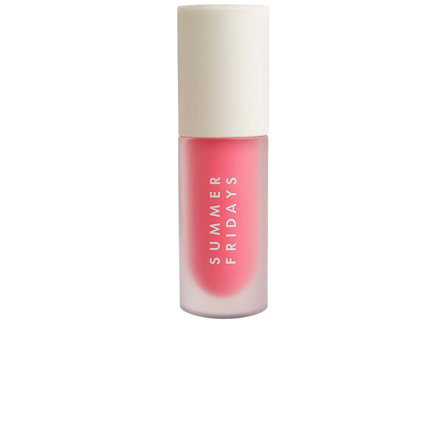Summer Fridays Dream Lip Oil in Pink Cloud