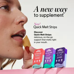 Love Wellness Quick Melt Strips Discovery Set for Women | Bloat, Sleep & Energy Support Supplements | Fast-Dissolving | Vegan & Sugar-Free | 3 Packs, 15 Strips Each