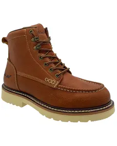 Adtec Men's 6" Apex Slip-Resistant Moc Work Boot Soft Toe - 9191