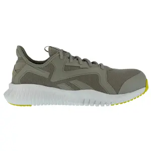 Reebok Work Mens Flexagon 3.0 Slip Resistant Composite Toe  Work/Duty - Green, Grey