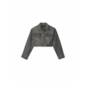 Twisted Hotfix Crop Jacket