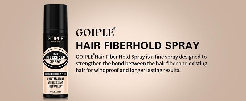 4-in-1 Hair & Beard Styling Set with Hair Fiber & Pump Dispenser & Application Card – Enhancements Barber Spray Volumizing Water Proof (Black)