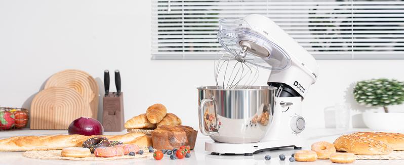 Kitchen in the Box Stand Mixer 8.5 Quart 900W Electric Mixer with Stainless Steel Bowl, 6 Speed Settings, Dough Hook, Flat Beater & Egg Whisk for Heavy Dough, Large Capacity Food Mixer for Home Cooks Household Kitchen in the Box Stand Mixer 8.5 Quart 900W Electric Mixer with Stainless Steel Bowl, 6 Speed Settings, Dough Hook, Flat Beater & Egg Whisk for Heavy Dough, Large Capacity Food Mixer for Home Cooks Household