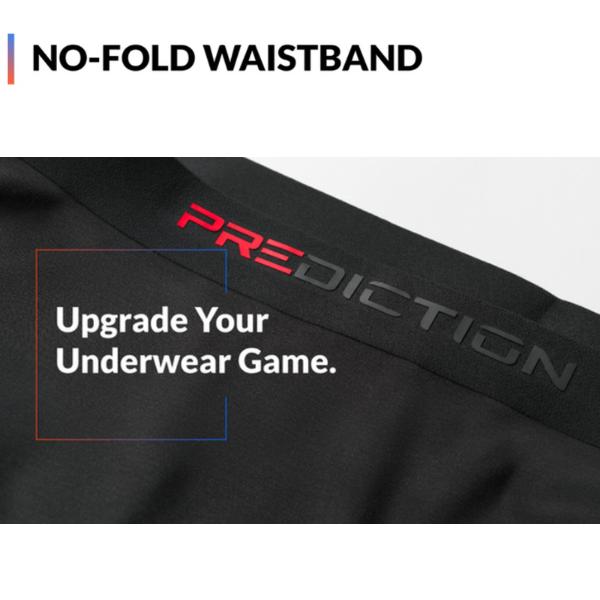 PREDICTION Ryder Series – 3 Pack | Patented 1 Pocket Men’s Underwear, 4″ Inseam, Premium Modal Fabric, 3D Pouch, Seamless Design Men's Prime Trunk Underwear