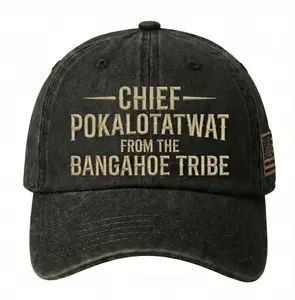 Embroidered I'm Chief Pokalotatwat From The Tribe Hat, Funny Native America, Chief Pokalotatwat Cap, Indigenous Native Gift, Native American