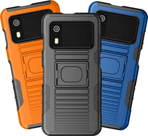 Rugged Case for Zebra EM45 RFID Mobile Scanner, Nakedcellphone Hybrid Ring Grip Cover with Stand