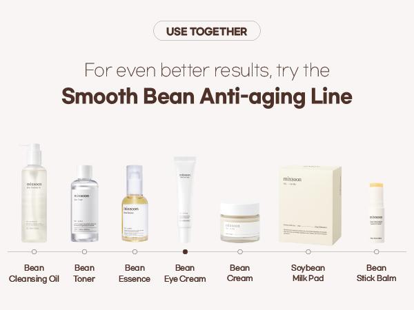 [mixsoon Official Shop] Bean Eye Cream 0.67 fl.oz / 20ml - Non-Sticky Eye Cream for Deep Hydration and Moisturizing Care, Korean Skin Care