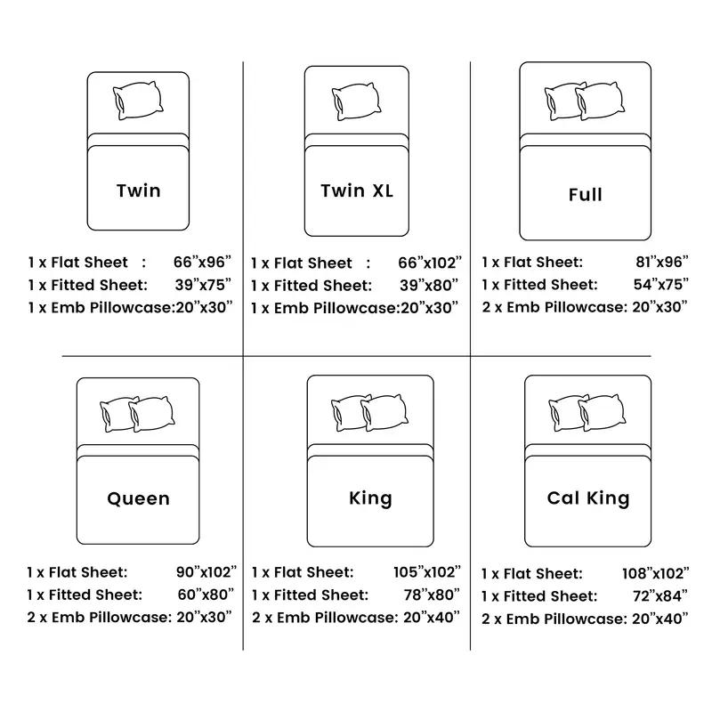 4 Piece sheet Set - Breathable & Cooling - Hotel Luxury bed sheets - Extra Soft, Deep Pockets, Easy Fit, Wrinkle Free