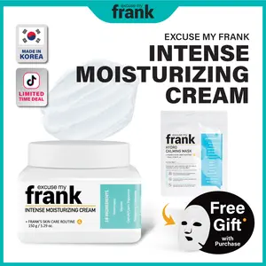 [+FREE Mask] Excuse My Frank Intense Moisturizing Cream (+ Facial Mask – Limited Time Only) with Oligo Hyaluronic Acid and Panthenol for Long-Lasting Hydration and Skin Repair