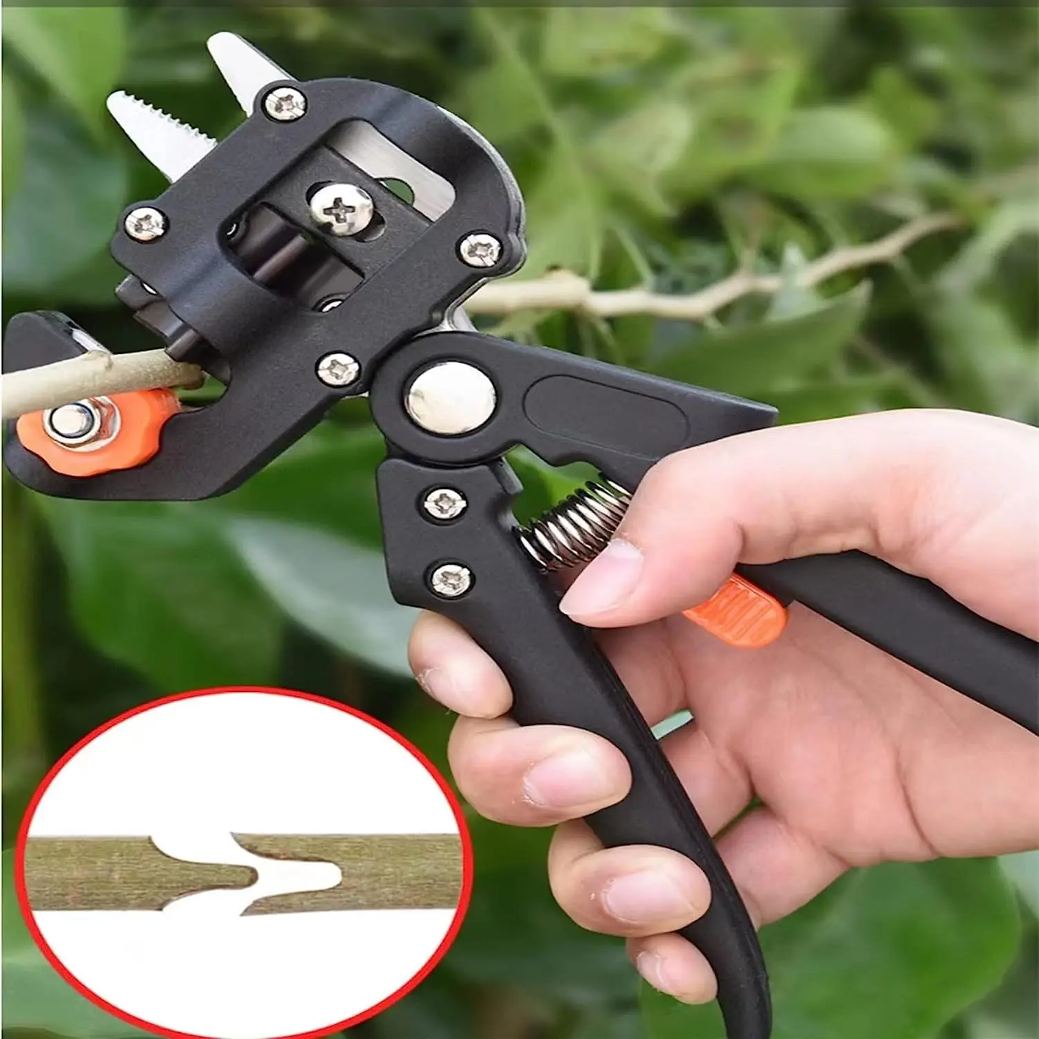 Garden Grafting Tool, Professional Pruning & Cutting Tool, Portable Hand Tool for Garden Fruit Tree, Pruners for Gardening