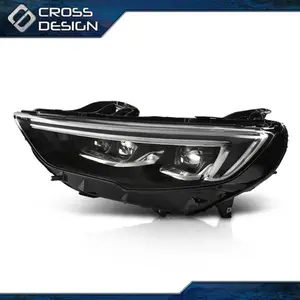 CROSSDESIGN Fit For 2018-2020 Buick Regal Full LED Headlight w/ LED Module Left Driver Side