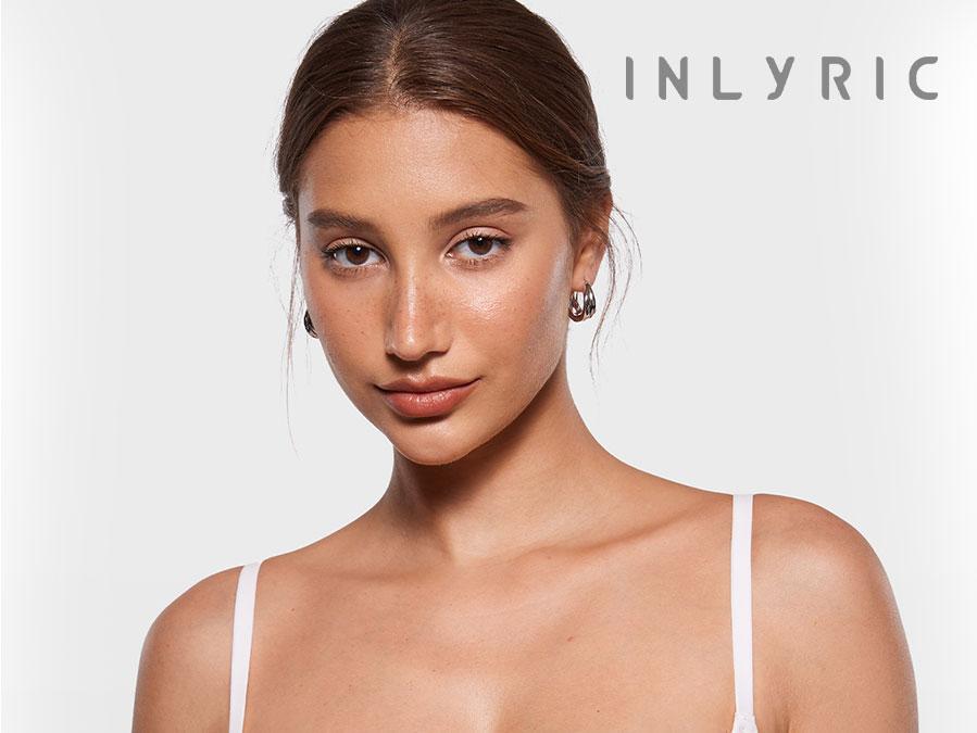 INLYRIC Women's Inbarely Plus Everyday Comfort Balconette Bra Wire Support No Padding Unlined Natural Shape for Daily Wear SpringStatements