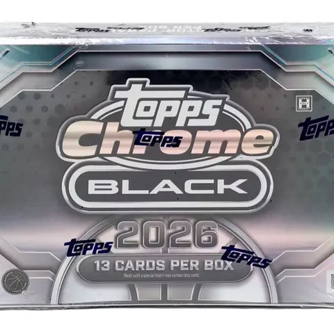 2025/26 Topps Chrome Black Basketball Hobby Box