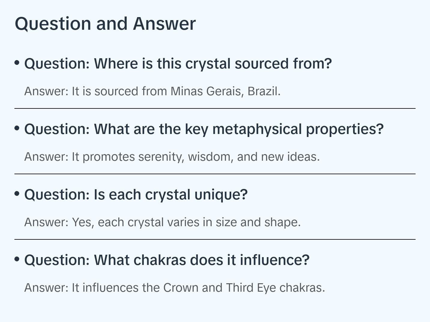 Lemurian Seed Quartz Crystal Point - Natural Healing Stone