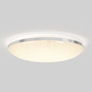 Sparkle 15 in. LED modern flush mount light 5 CCT