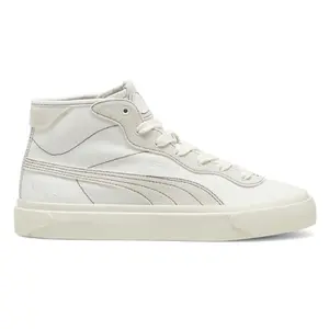 PUMA Mens Capri Royale Mid Lace Up Sneakers Shoes Casual - White