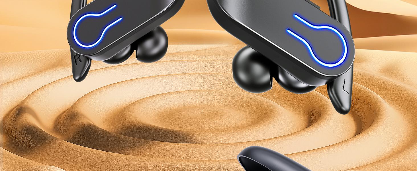 2026 Wireless Bluetooth Earbuds, Bluetooth 5.3 Waterproof Headphones with 120H Playtime, Hi-Fi Stereo Earphones with LED Charging Case & Box Packaging, Sound Isolation for Running, Cool Tech Gadgets for Laptops/Tablets, Gifts for Teen Boys