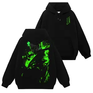 [Ace Shop] Roronoa Zoro King Of Hell - One Piece Op #87 Hoodie T-Shirt Sweatshirt Retro Vintage Unisex Graphic 90s Cotton, Gift For Wibu, Anime Manga Y2K Streetwear