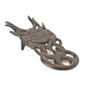 Sungmor Cast Iron Octopus Statue Boot Jack, Vintage Heavy Duty Boot Puller, Cowboy Boot Remover Helper, Rustic Shoe Jack Remover for Work Boots, Garden Boots, Home and Garden Decor Statue