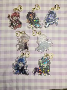 Clear Acrylic Keychain Twisted Wonderland