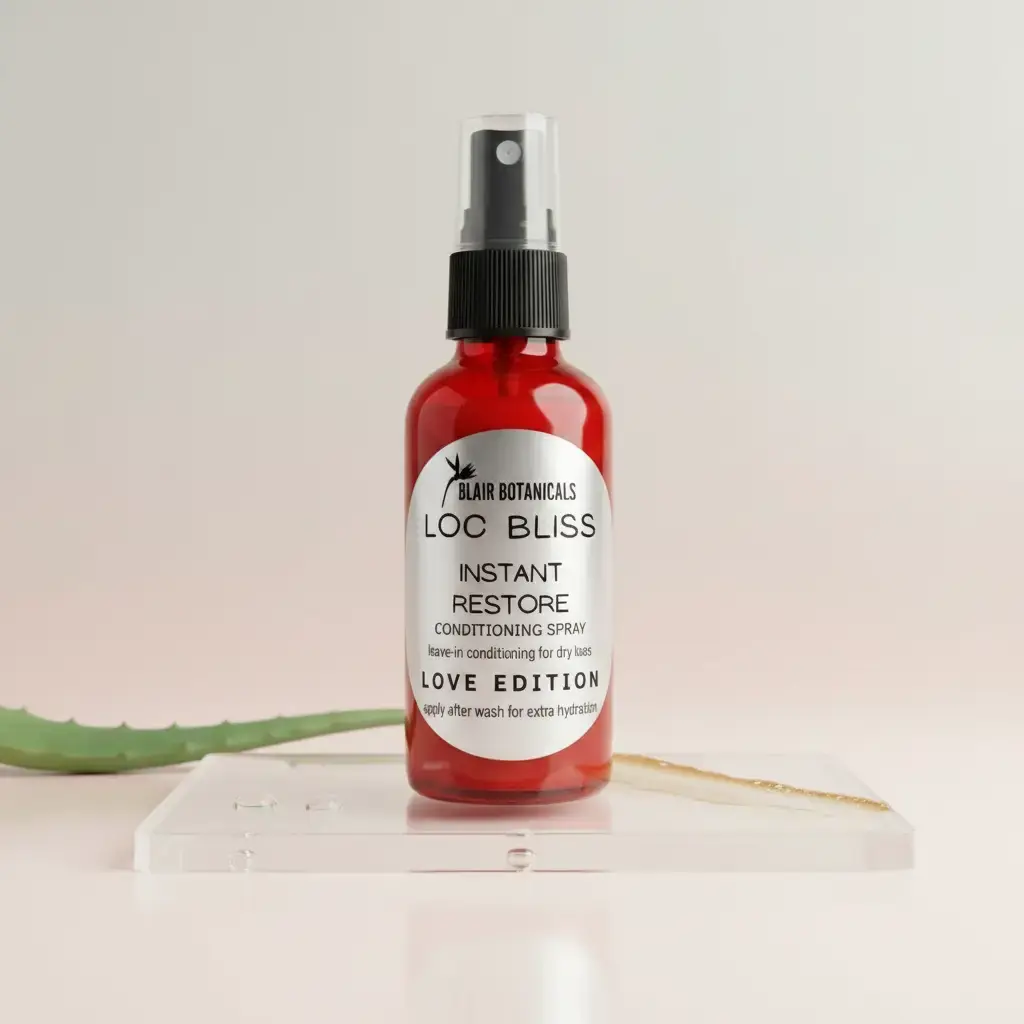 Loc Bliss Instant Restore Anti-Frizz Hydrating Leave-In Conditioner Spray