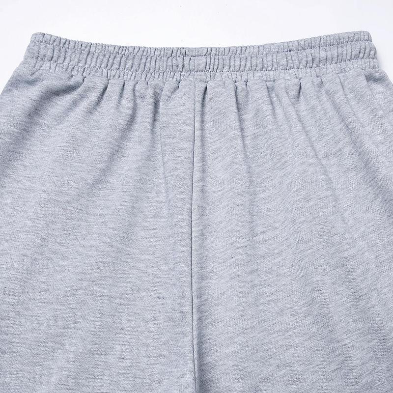 Men's Baggy Sweatpants, Loose Fit Casual Drawstring Elastic Waist, Wide Leg Joggers Trousers with Pockets, Comfortable Daily Wear, Sports Bottoms