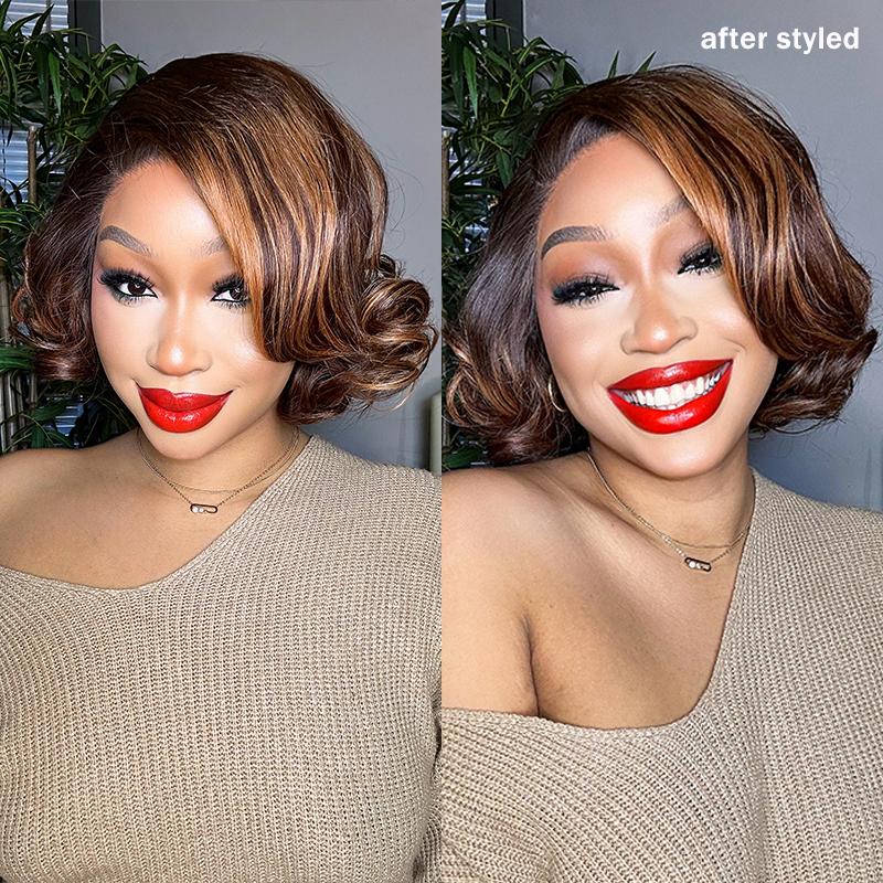【LIVE】Luvme 1 SEC INSTALL WIG | Mature Boss Brown Ombre Highlight / Natural Black Loose Wave Glueless Minimalist HD Lace Wig Ready to Go Outdoorfun