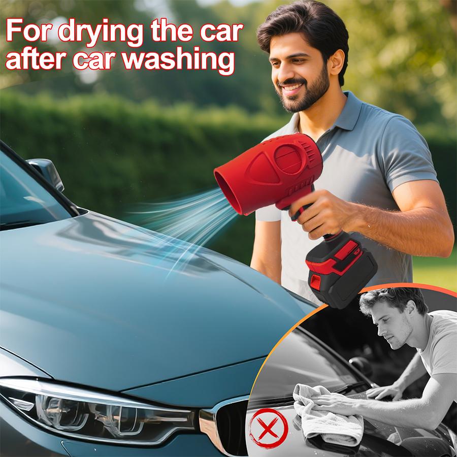 Turbo Jet Blower,Leaf Blower, Violent Turbo Fan, Brushless Pure Copper Motor,Car Drying After Wash, Handheld Snow Blower,Cordless Turbo Power Air Duster,Home Improve,Garden Mainte Perfect Christmas & New Year Gift Idea