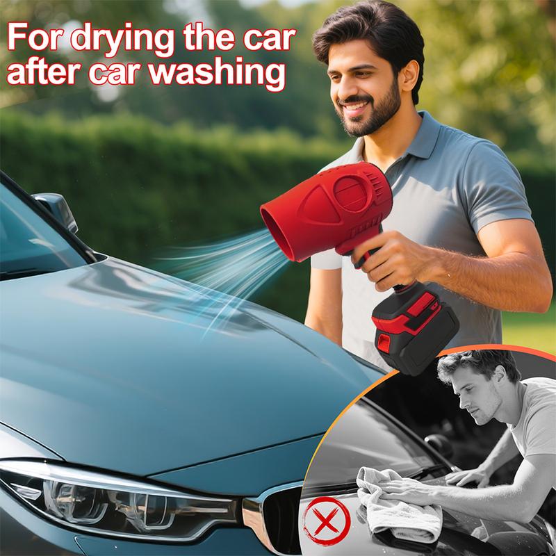 Turbo Jet Blower,Leaf Blower, Violent Turbo Fan, Brushless Pure Copper Motor,Car Drying After Wash, Handheld Snow Blower,Cordless Turbo Power Air Duster,Home Improve,Garden Mainte Perfect Christmas & New Year Gift Idea