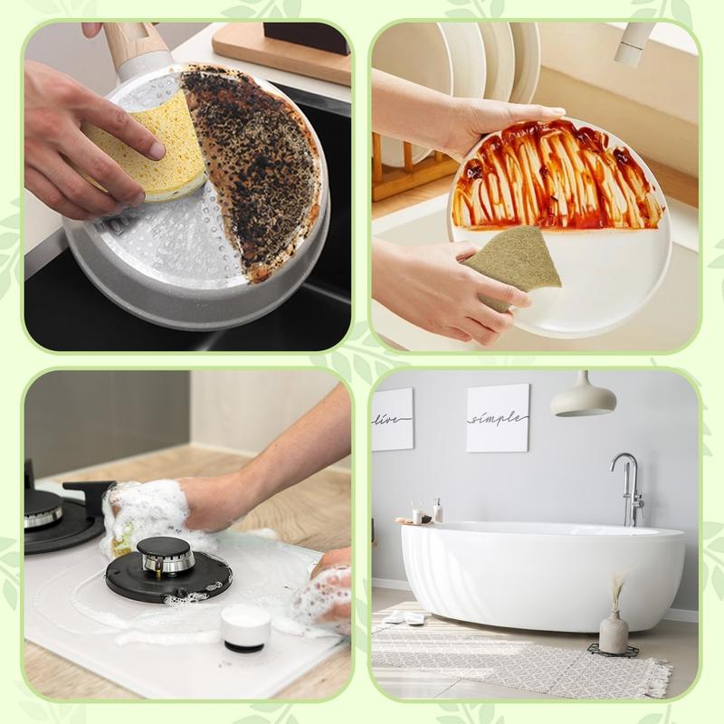 Rantizon Magic Cleaning Sponge 12pcs Scratch-Free Multipurpose Cleaning Scrubber, Eco-Friendly, Kitchen Cleaning Gadgets, Degraded Cotton Surface Rantizon Magic Cleaning Sponge 12pcs Scratch-Free Multipurpose Cleaning Scrubber, Eco-Friendly, Kitchen Cleaning Gadgets, Degraded Cotton Surface